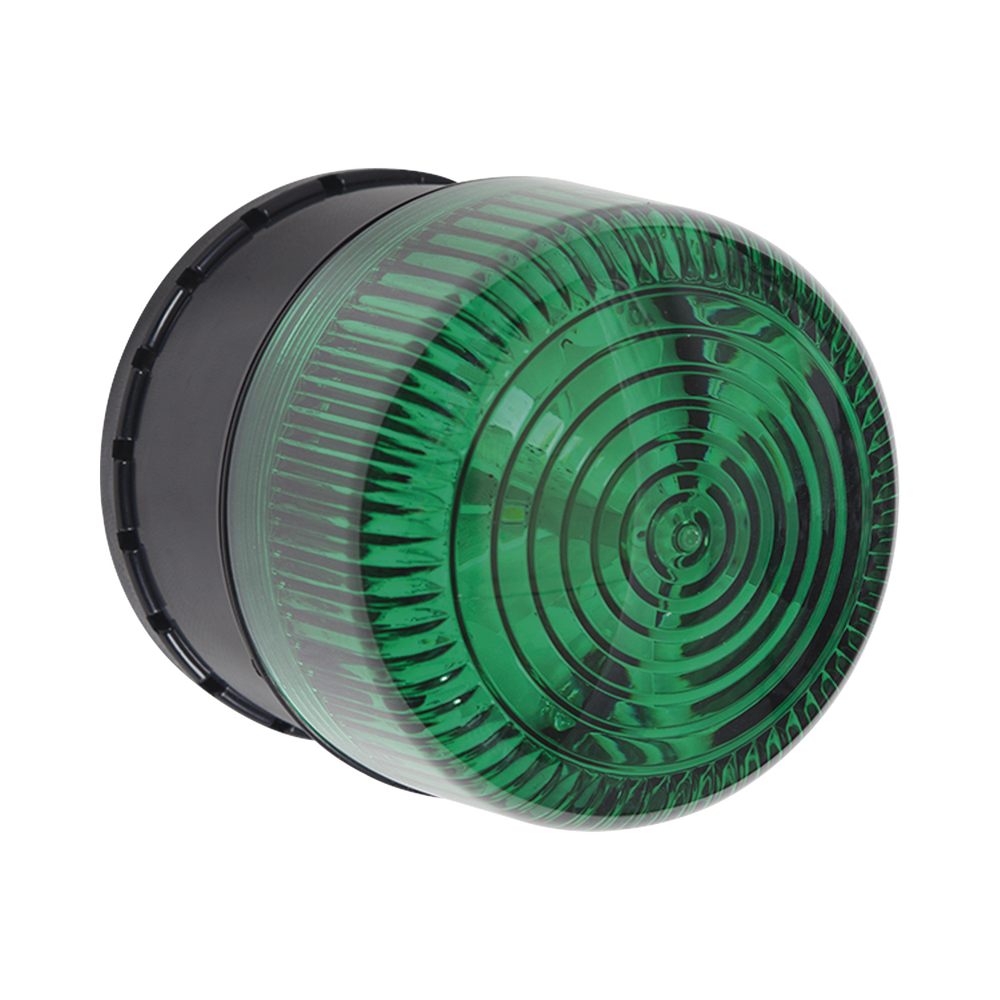 Alarma de Una Zona para Uso en Exterior, Notificación Audible y Visible, Color Verde