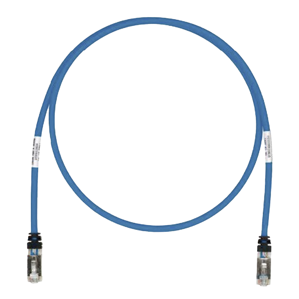 Patch Cord Cat6A, Shielded S/FTP, CM/LS0H, 1.5m, Blue