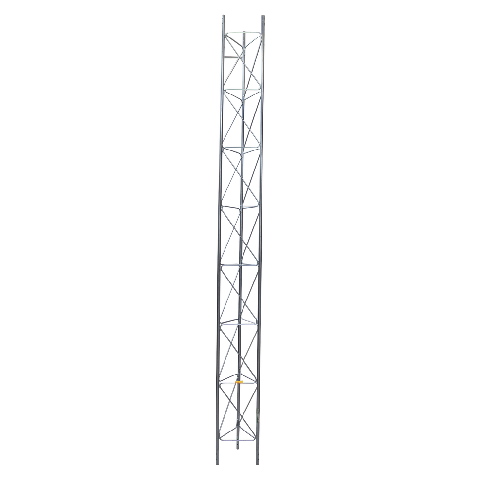 Tramo de Torre Arriostrada de 3m x 45cm, Galvanizado por Inmersión, Hasta 60 m de Elevación. Zonas Húmedas.