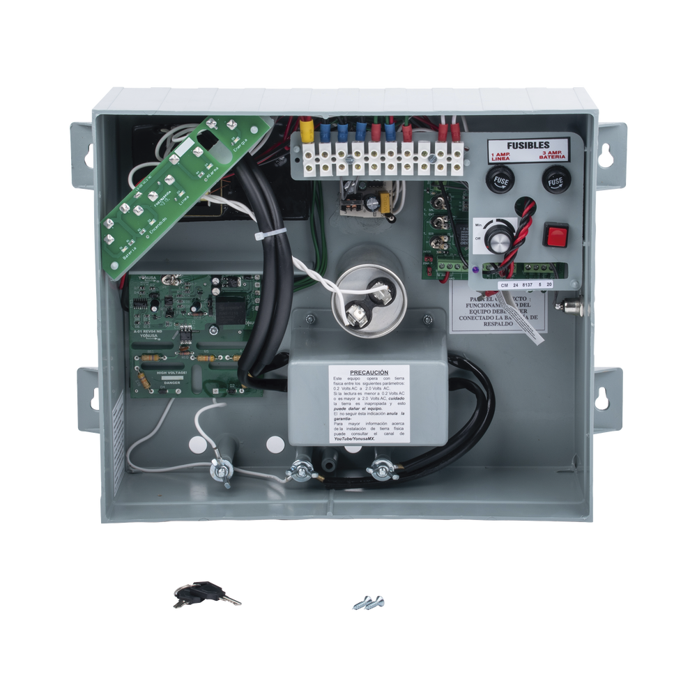 Energizador ANTIPLANTAS de 10,000Volts-5JOULES/10000 Mts lineales de protección / Cercas Electrificadas