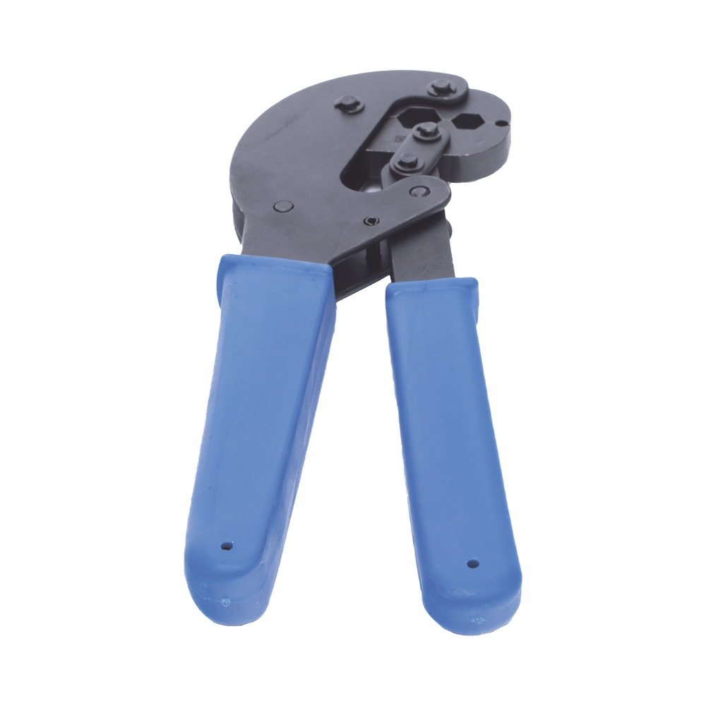 Pliers for Crimping Coaxial Connectors on RG-6 and RG-11 Cables.