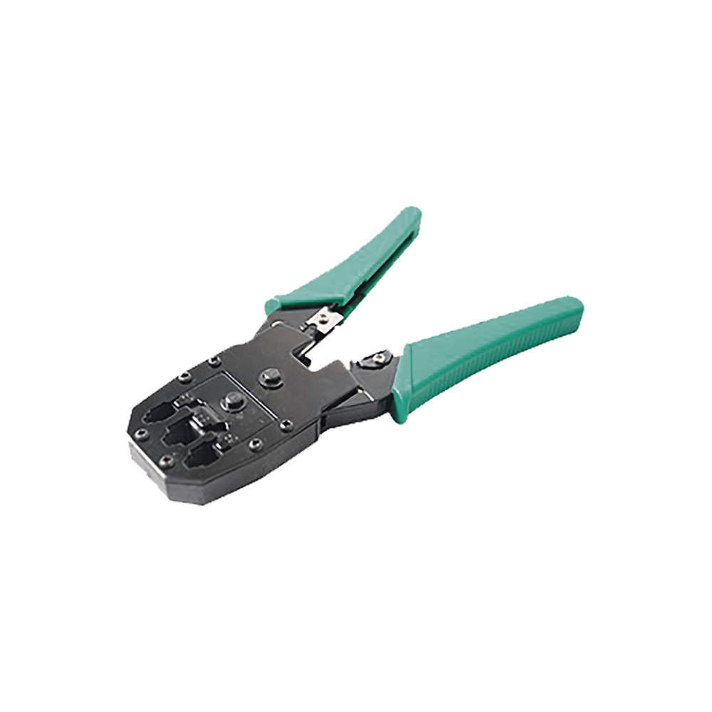 Pinzas para plegar (Ponchadoras) cables UTP5 y UTP6 con Cavidades para RJ11 de 4 y 6 hilos y RJ45 de 8 hilos