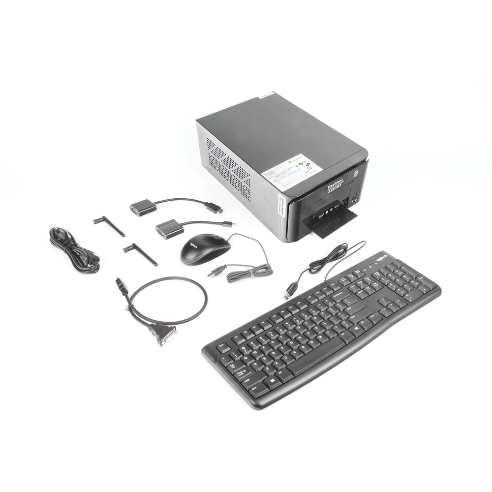 Kit Estación de Trabajo de Alto Desempeño / Core i3 / 16 GB RAM / Windows 10 Pro / Múltiples Salida de Video 1080p