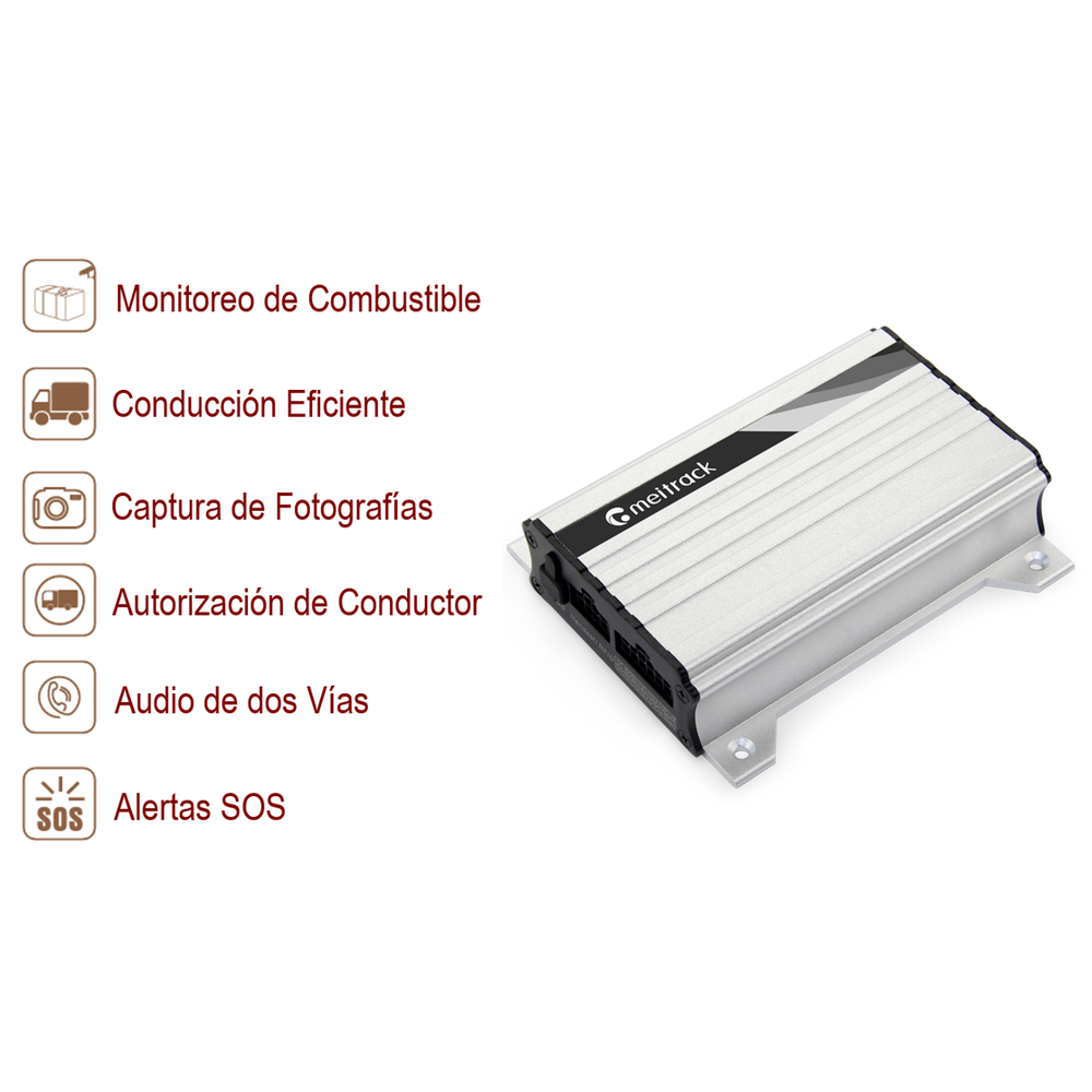 Robust and Reliable 3G Vehicle Tracker with External Antennas, Multiple Inputs and Outputs (Option for Two-Way Audio and Camera), Aluminum Housing for High Temperature Locations.