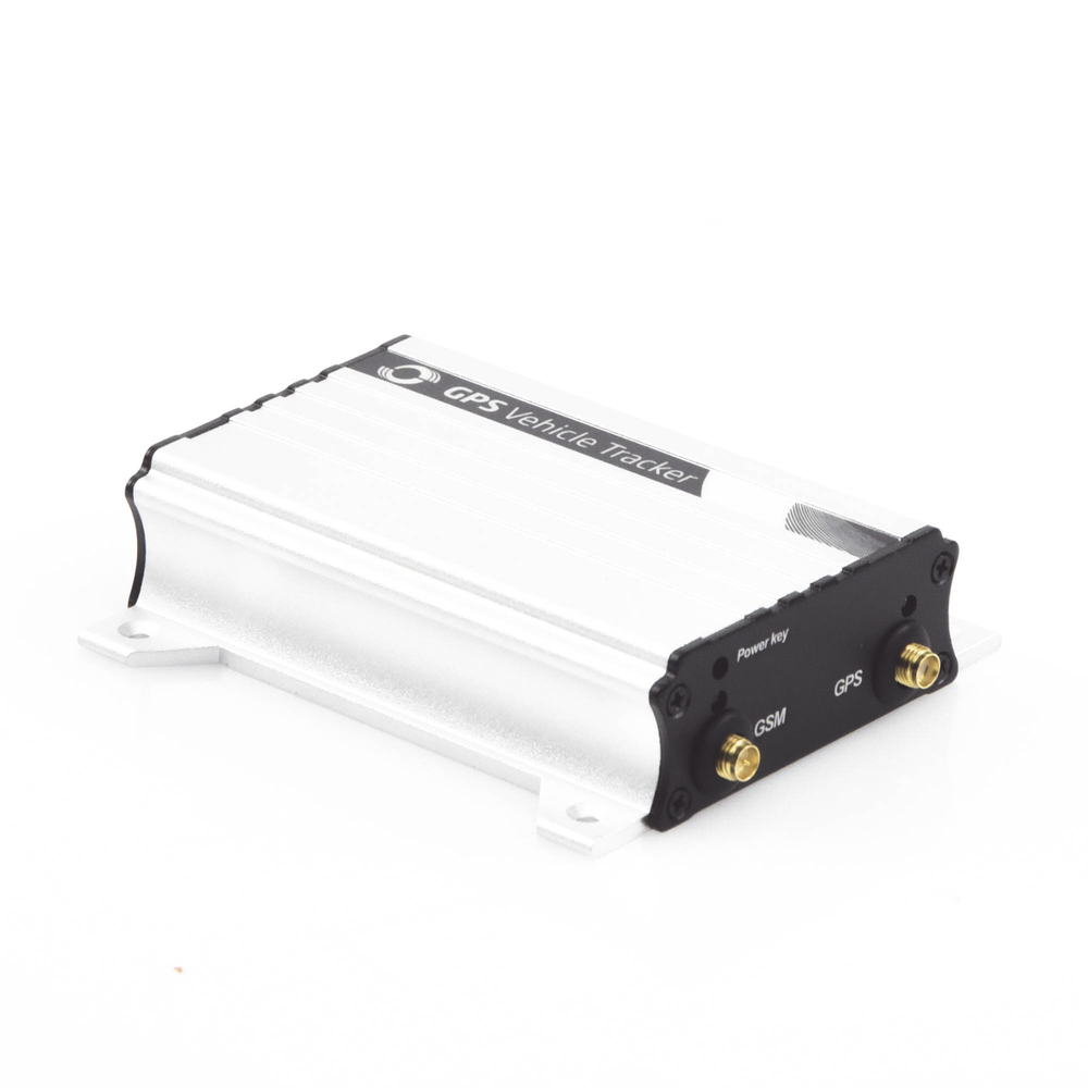 Robust and Reliable 3G Vehicle Tracker with External Antennas, Multiple Inputs and Outputs (Option for Two-Way Audio and Camera), Aluminum Housing for High Temperature Locations.