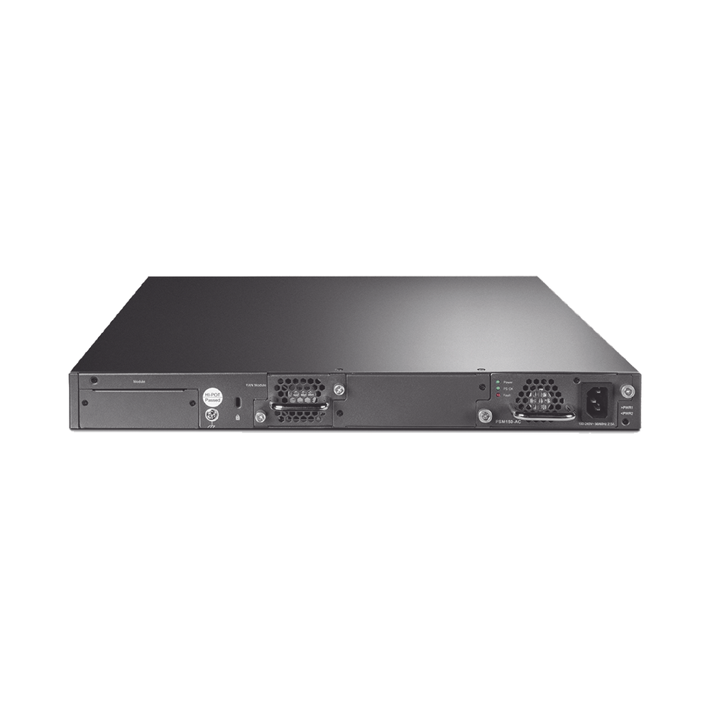 JetStream Layer 3 Managed Core Switch, 24 Gigabit RJ45 ports, 4 SFP combo ports, up to 4 SFP+ slots, stacking up to 8.