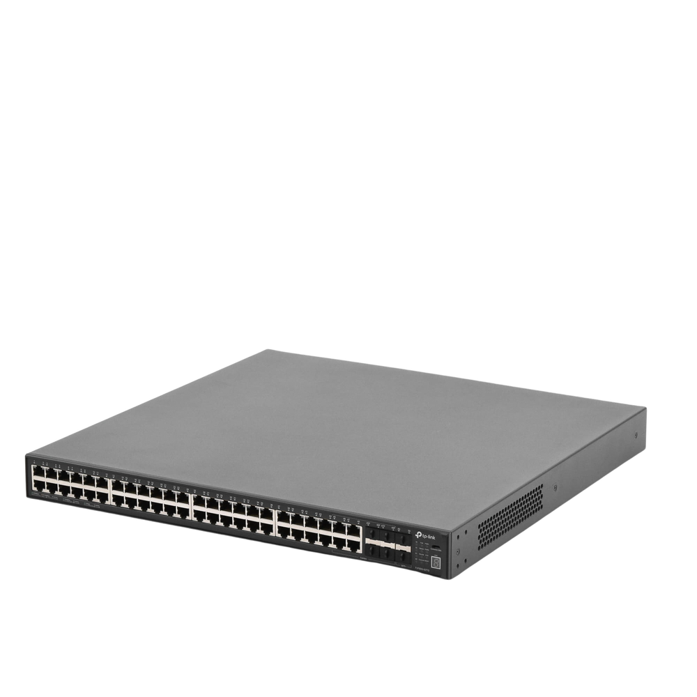 JetStream Layer 3 Managed Core Switch, 48 Gigabit RJ45 ports, 4 SFP ports, up to 4 SFP+ slots, stacking up to 8