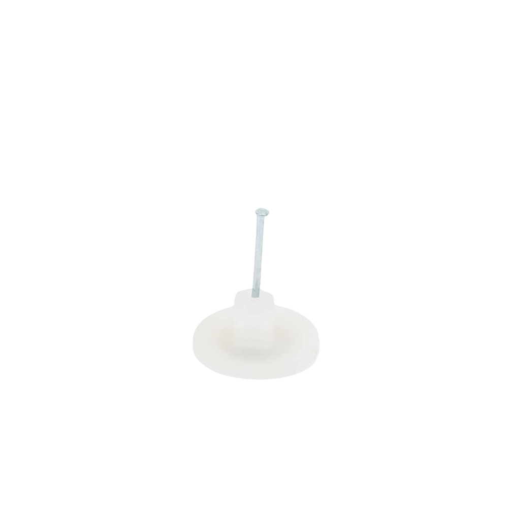 Grapa para cable plano de 4mm color transparente (100pzs) (3208-00100)