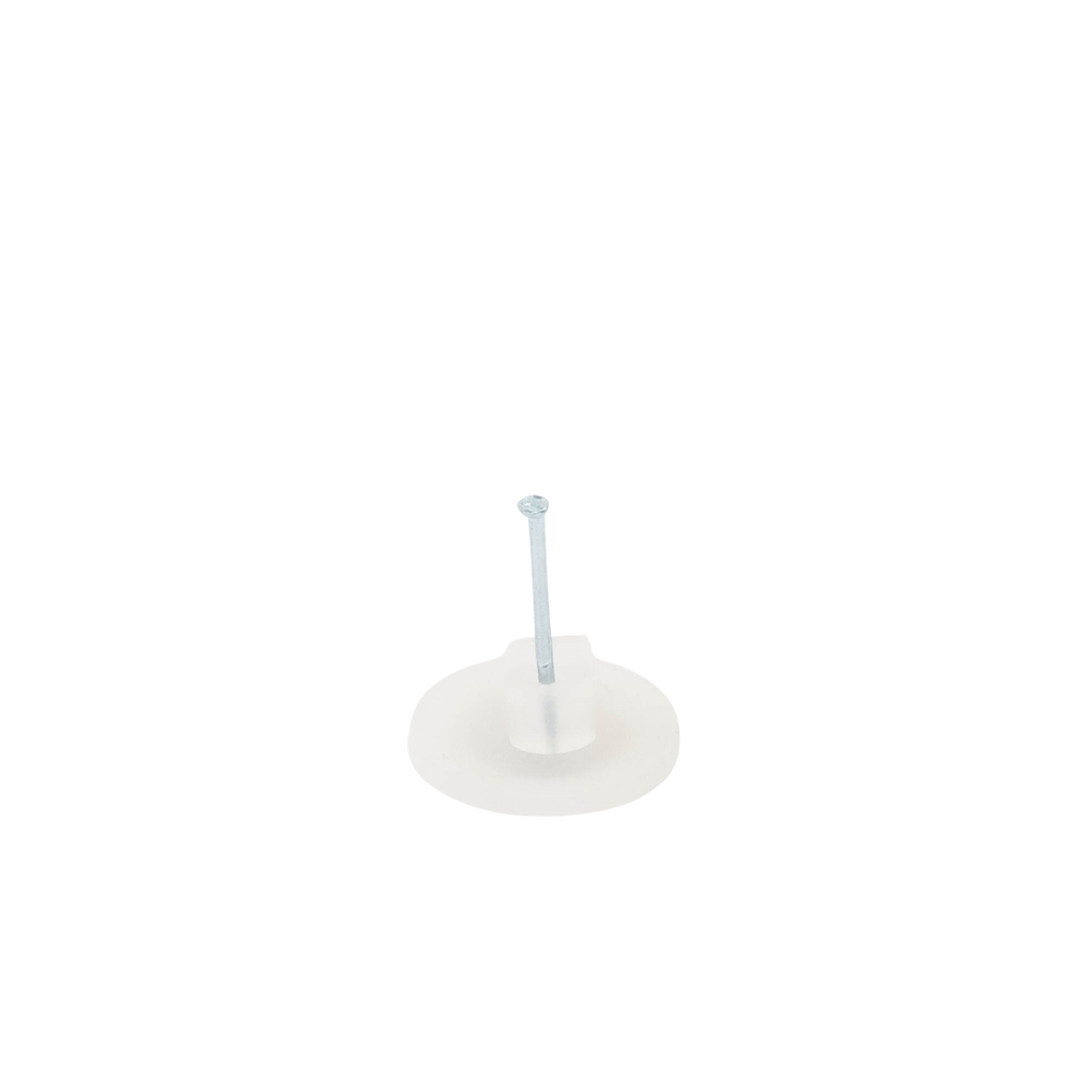 Grapa para cable plano de 4mm color transparente (100pzs) (3208-00100)