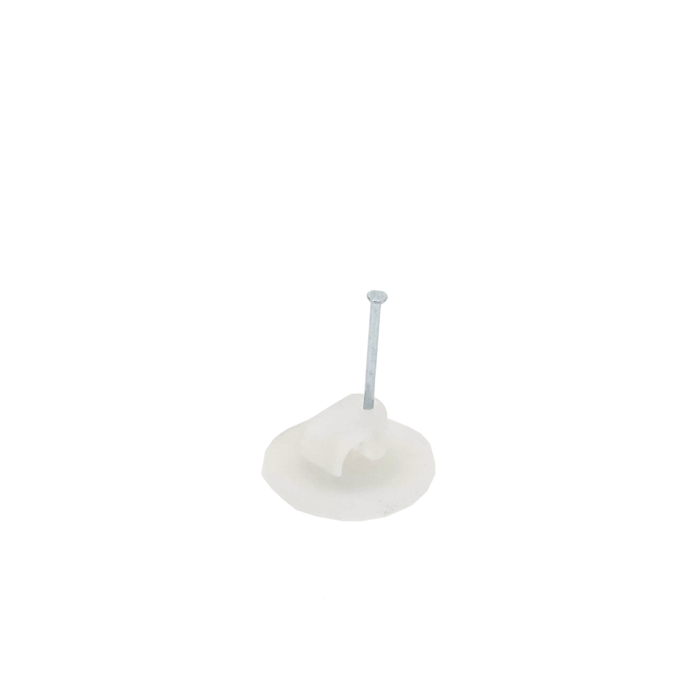 Grapa para cable plano de 4mm color transparente (100pzs) (3208-00100)