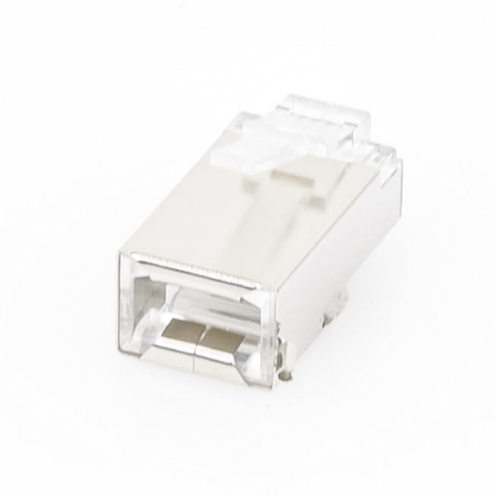 RJ45 connector for FTP/STP Category 5E cable - Shielded with ground pin
