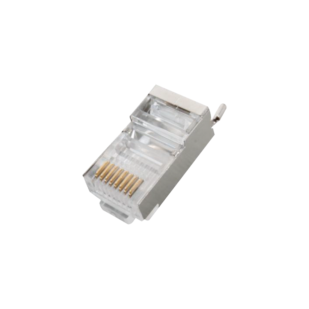 RJ45 connector for FTP/STP Category 5E cable - Shielded without ground pin