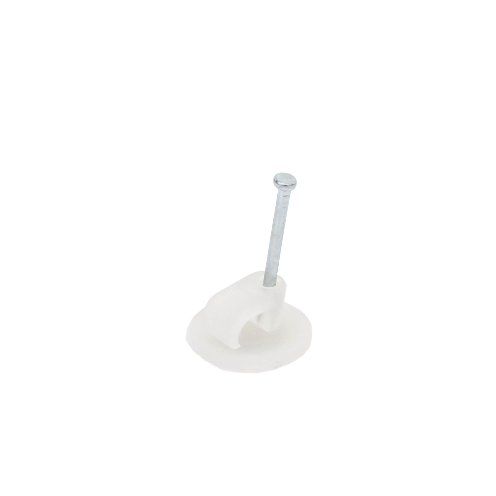 Grapa para cable plano de 5mm color transparente (100pzs) (3209-00100)