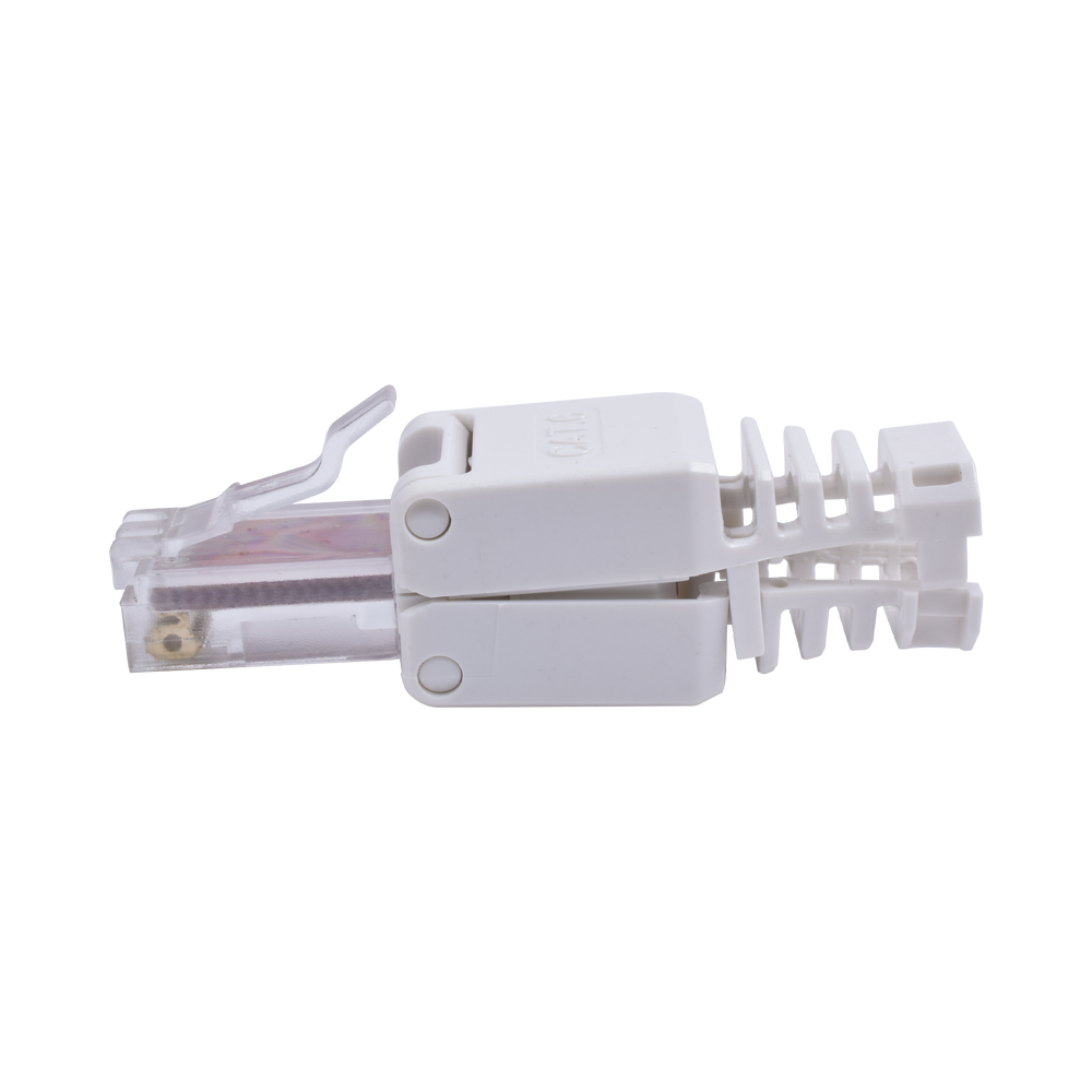 Conector de red RJ45 para cable CAT6 SIN USO DE HERRAMIENTAS