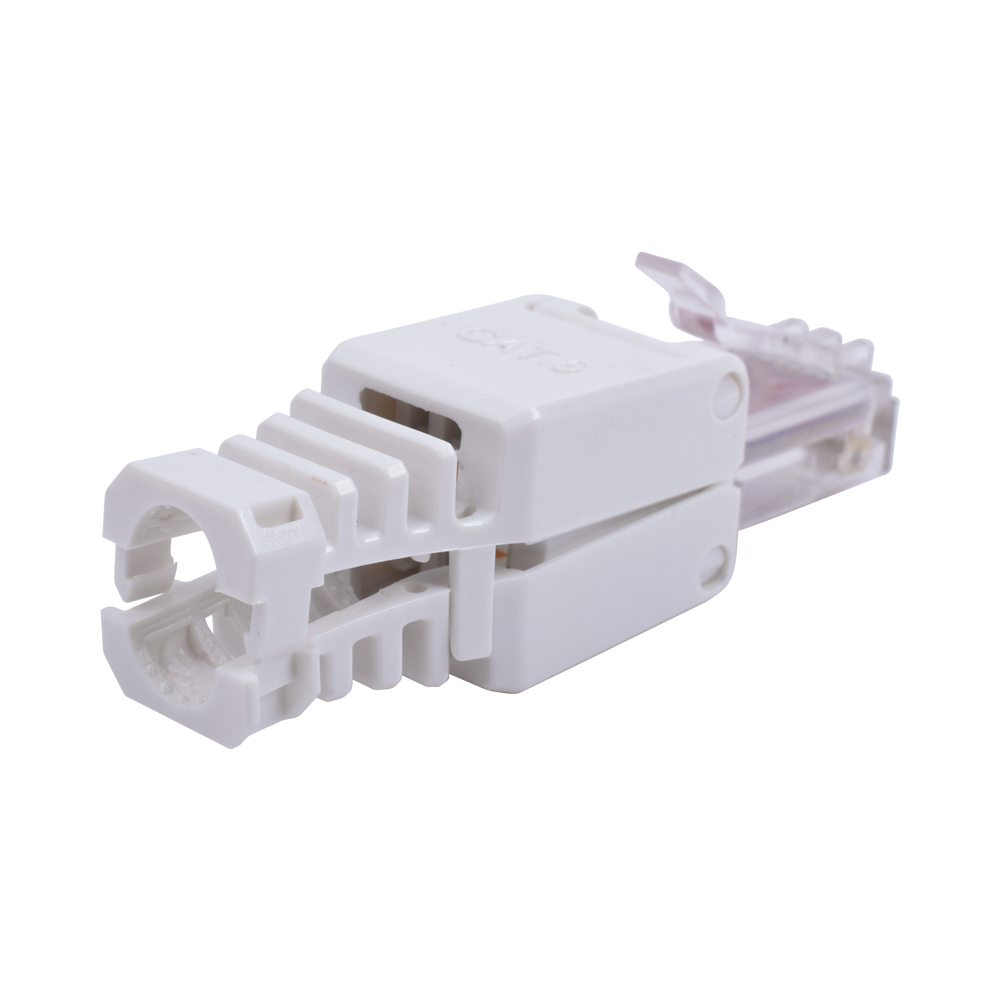 Conector de red RJ45 para cable CAT6 SIN USO DE HERRAMIENTAS