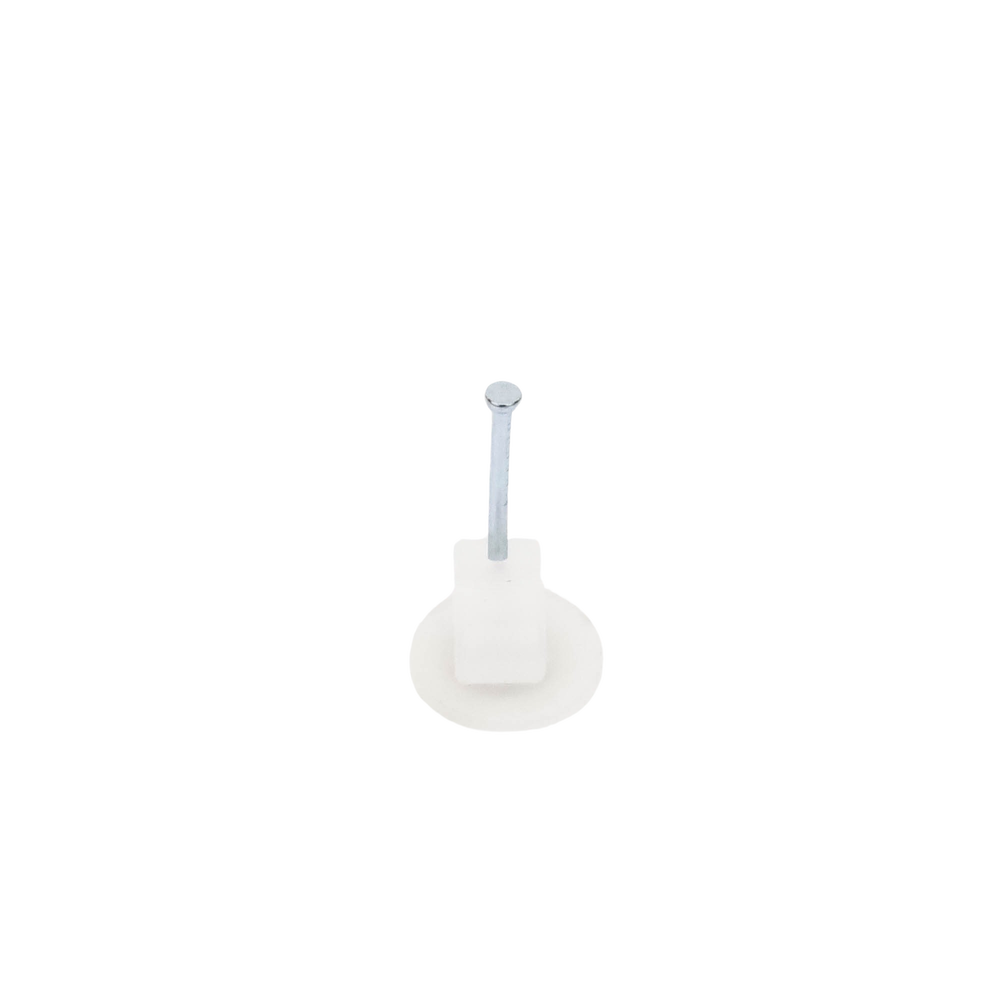 Grapa para cable plano de 6mm color transparente (100pzs) (3210-00100)