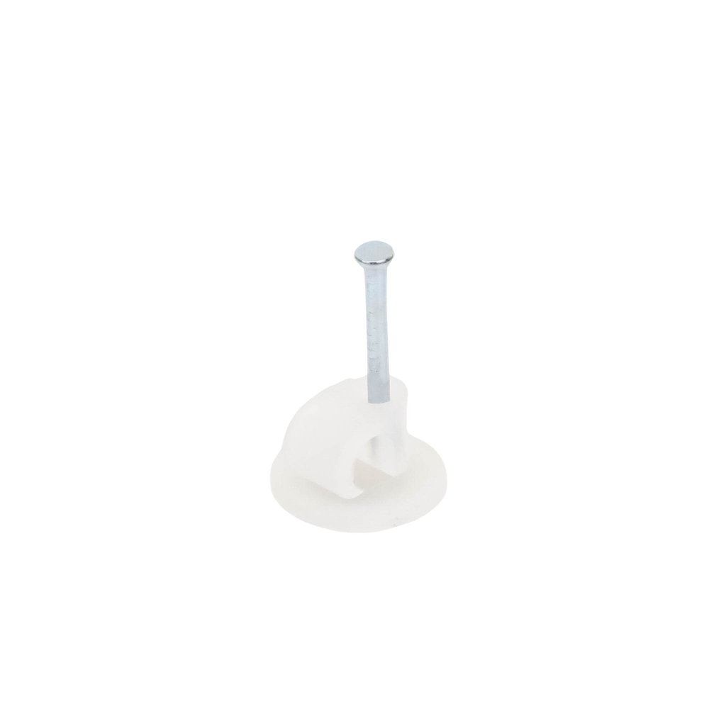 Grapa para cable redondo de 7mm color transparente (100pzs) (3103-00100)