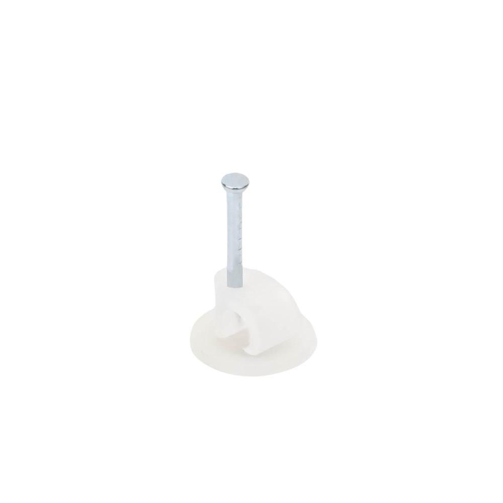 Grapa para cable redondo de 7mm color transparente (100pzs) (3103-00100)