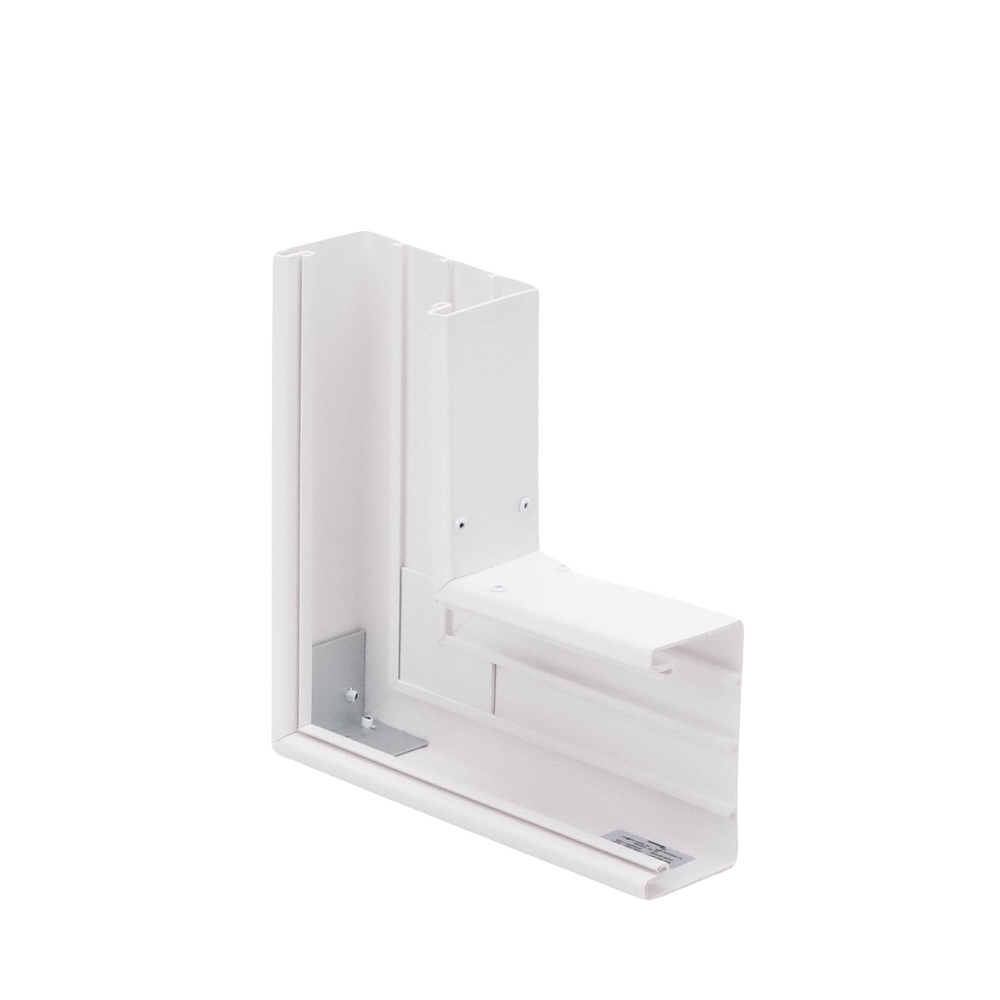 Sección en "L" color blanco de PVC auto extinguible, para canaleta TEK100 (5576-12100)