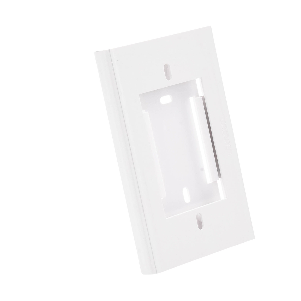 Universal white self-extinguishing PVC support and cover for TEK100 channel (5595-10001)