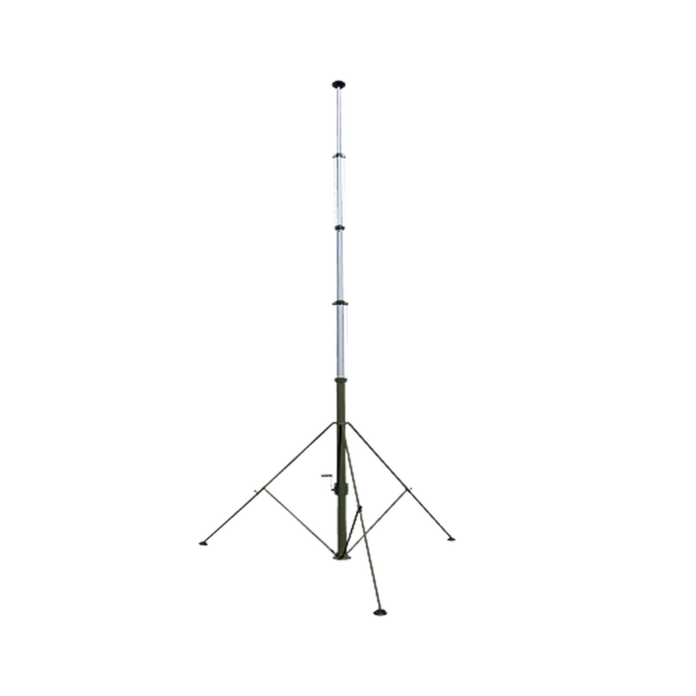 Mástil Telescópico Retraible Manual de 9 metros con Accesorios. Incluye Tripie.