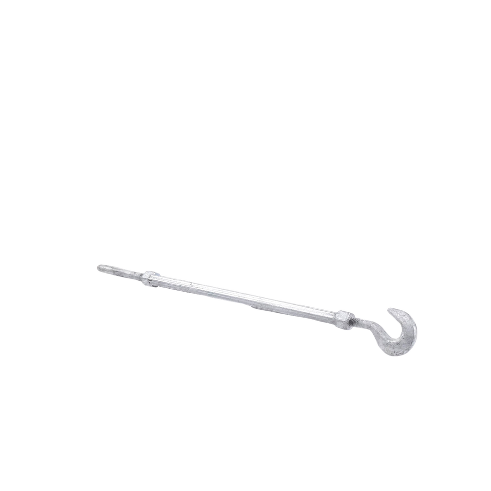 1/2" x 12" Forged Steel Turnbuckle EYE-HOOK Hot Dip Galvanized (Max Load 1000 Kg).