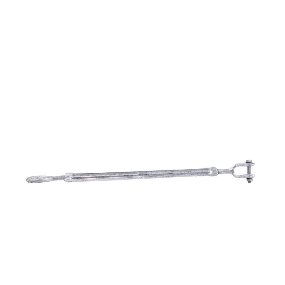 1/2" x 12" Forged Steel EYE-JAW Turnbuckle Hot Dip Galvanized (Max Load 1000 Kg).