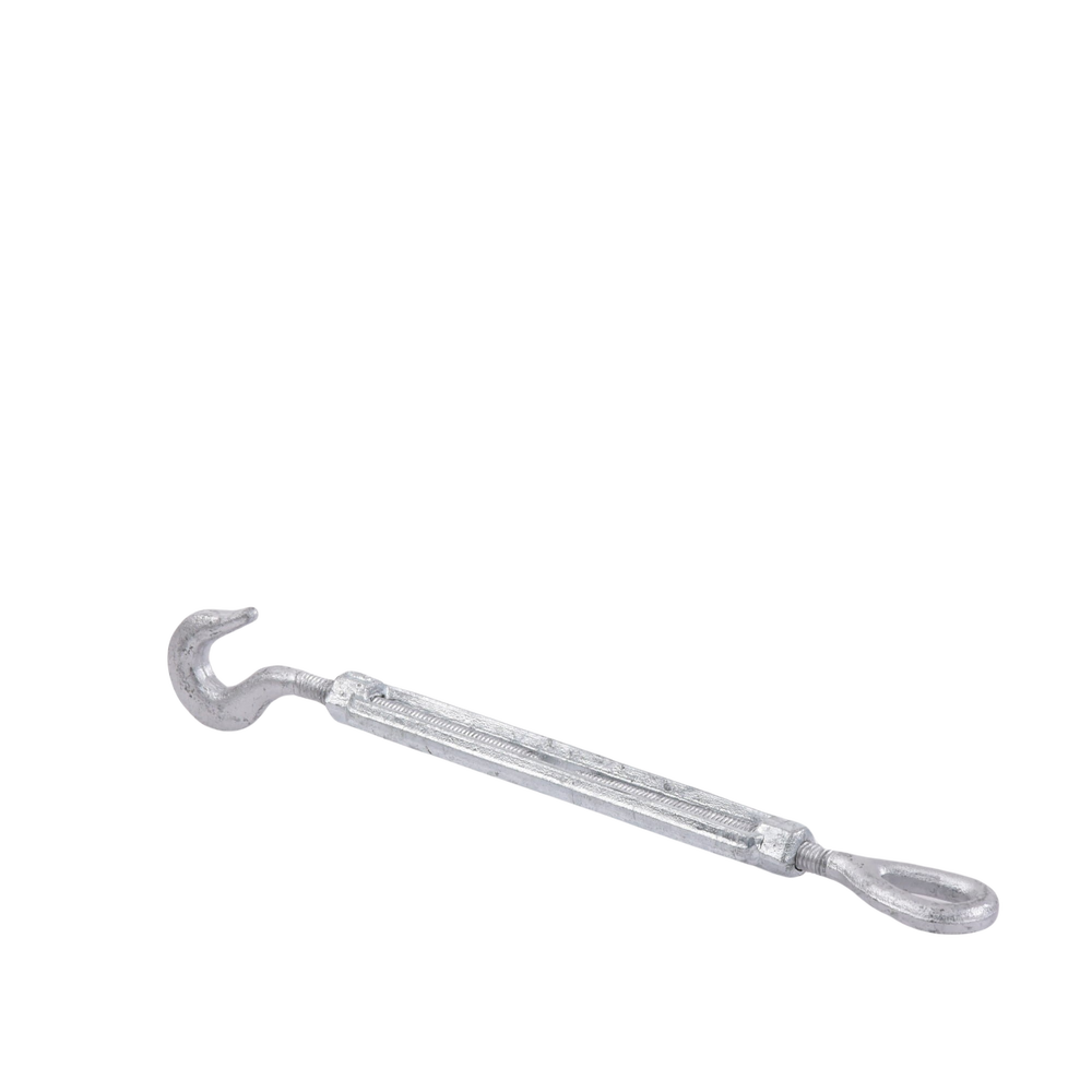 3/8" x 6" Forged Steel Turnbuckle EYE-HOOK Hot Dip Galvanized (Max Load 544 Kg).