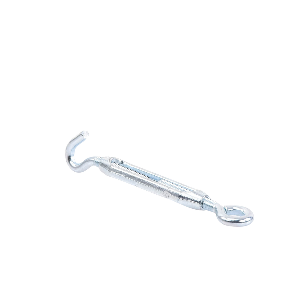 3/16" x 1-5/8" Zinc Alloy Cast Turnbuckle, EYE-HOOK, Electro. Galv. (Max. Load 40 Kg).