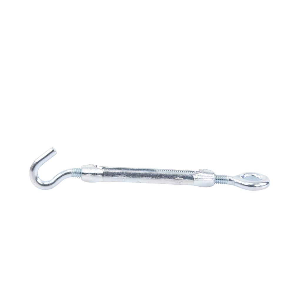 3/16" x 1-5/8" Zinc Alloy Cast Turnbuckle, EYE-HOOK, Electro. Galv. (Max. Load 40 Kg).