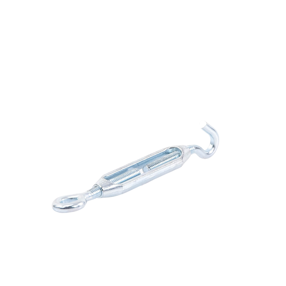 3/16" x 1-5/8" Zinc Alloy Cast Turnbuckle, EYE-HOOK, Electro. Galv. (Max. Load 40 Kg).