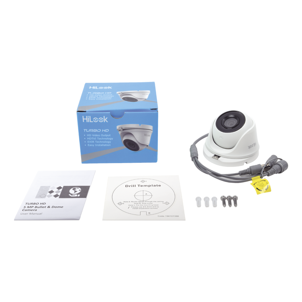 Turret TURBOHD 1 Megapixel (720p) / 2.8 mm Lens / 20 m IR EXIR / 4 Technologies (TVI / AHD / CVI / CVBS) / IP66