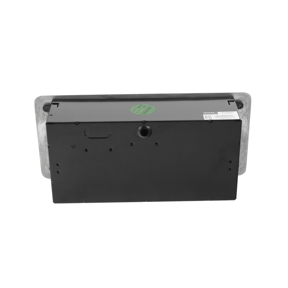 Caja horizontal de escritorio, con conector RJ45 Cat5e, RJ11, 2 contactos de 125v (11000-73201)