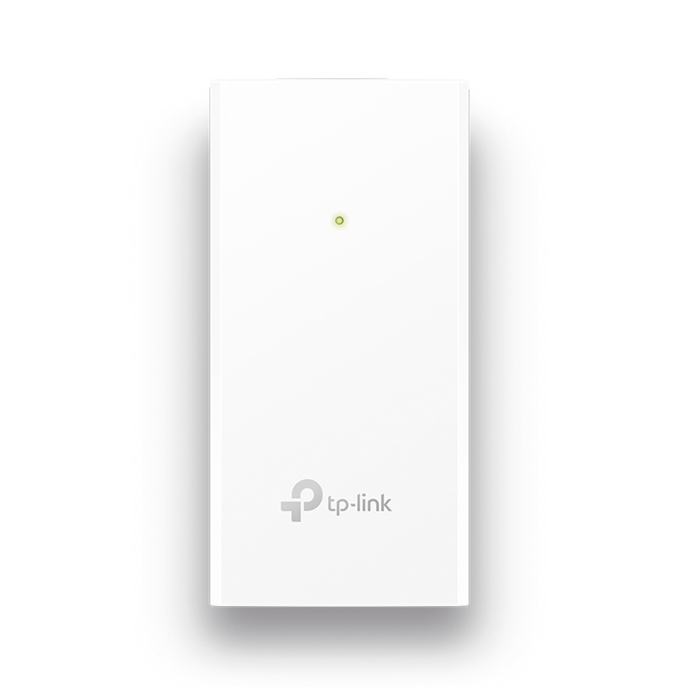 24V Passive PoE Injector, 2 ports 10/100/1000 Mbps, plug-and-play