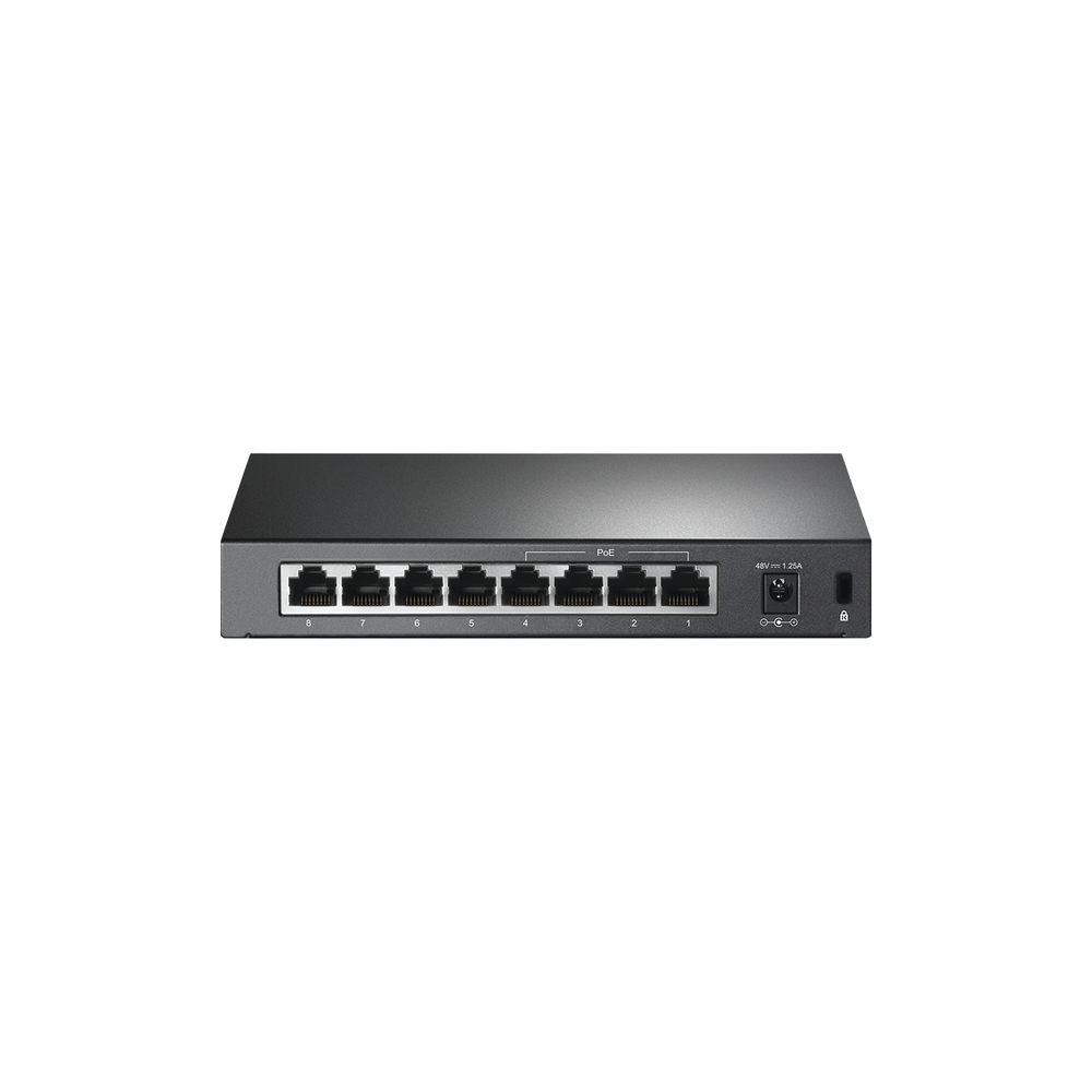 Unmanaged Desktop PoE Switch 8-Port 10/100 Mbps, 4 PoE Ports, 57 W