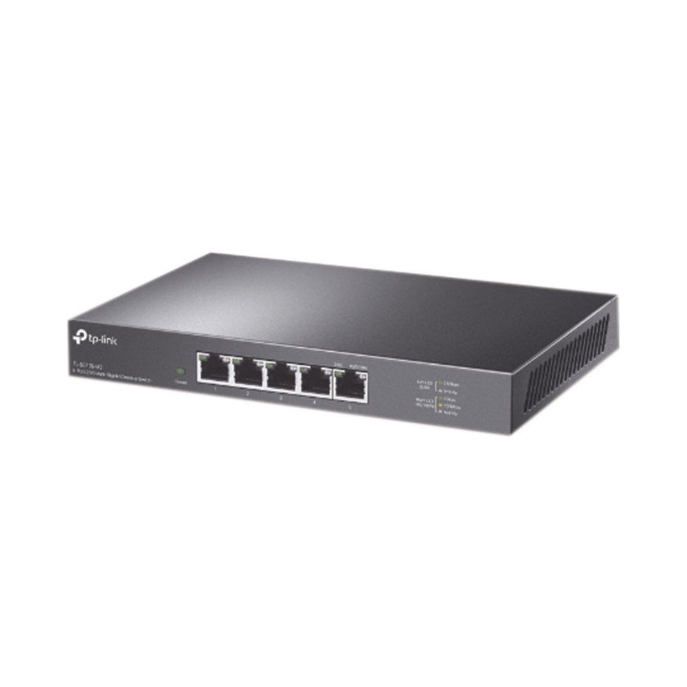 5-Port Unmanaged Gigabit Switch 100 Mbps/ 1 Gbps/ 2.5 Gbps Ideal for WiFi 6