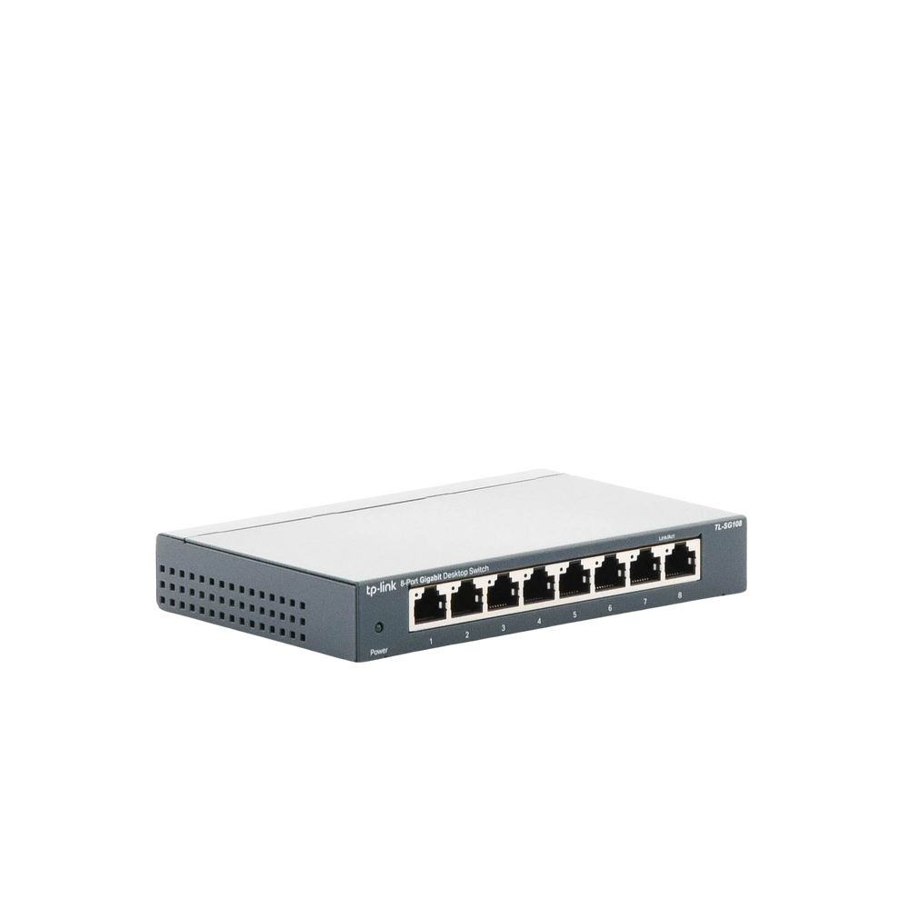 8-Port 10/100/1000 Mbps Unmanaged Gigabit Switch