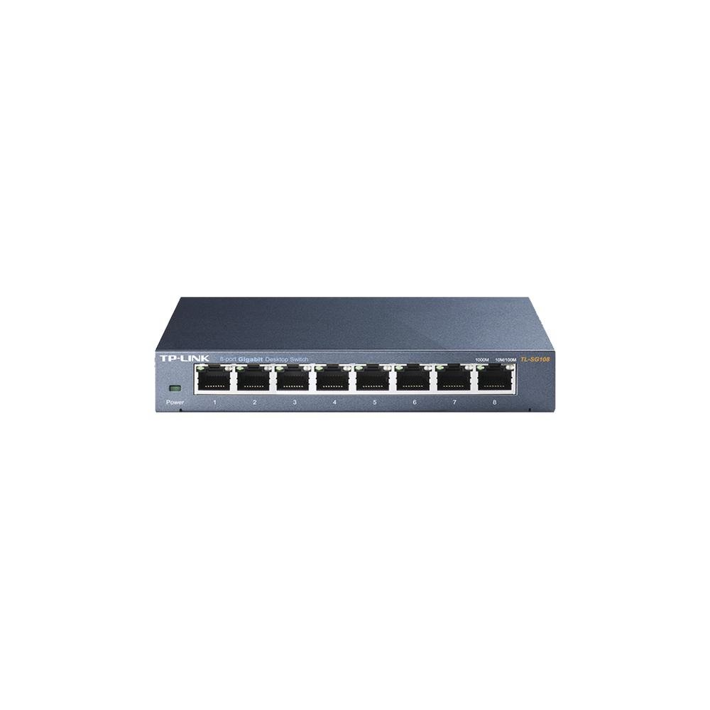 8-Port 10/100/1000 Mbps Unmanaged Gigabit Switch