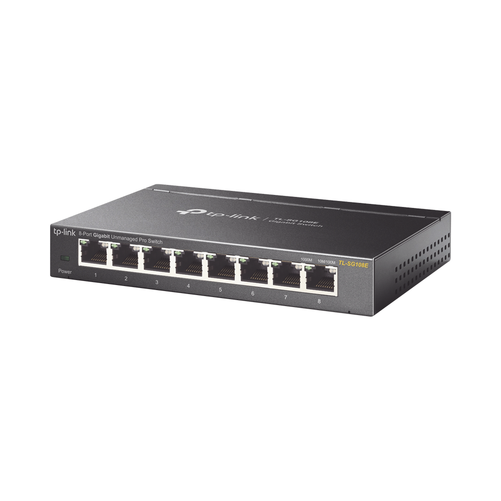 Easy Smart Switch with 8 ports 10/100/1000 Mbps