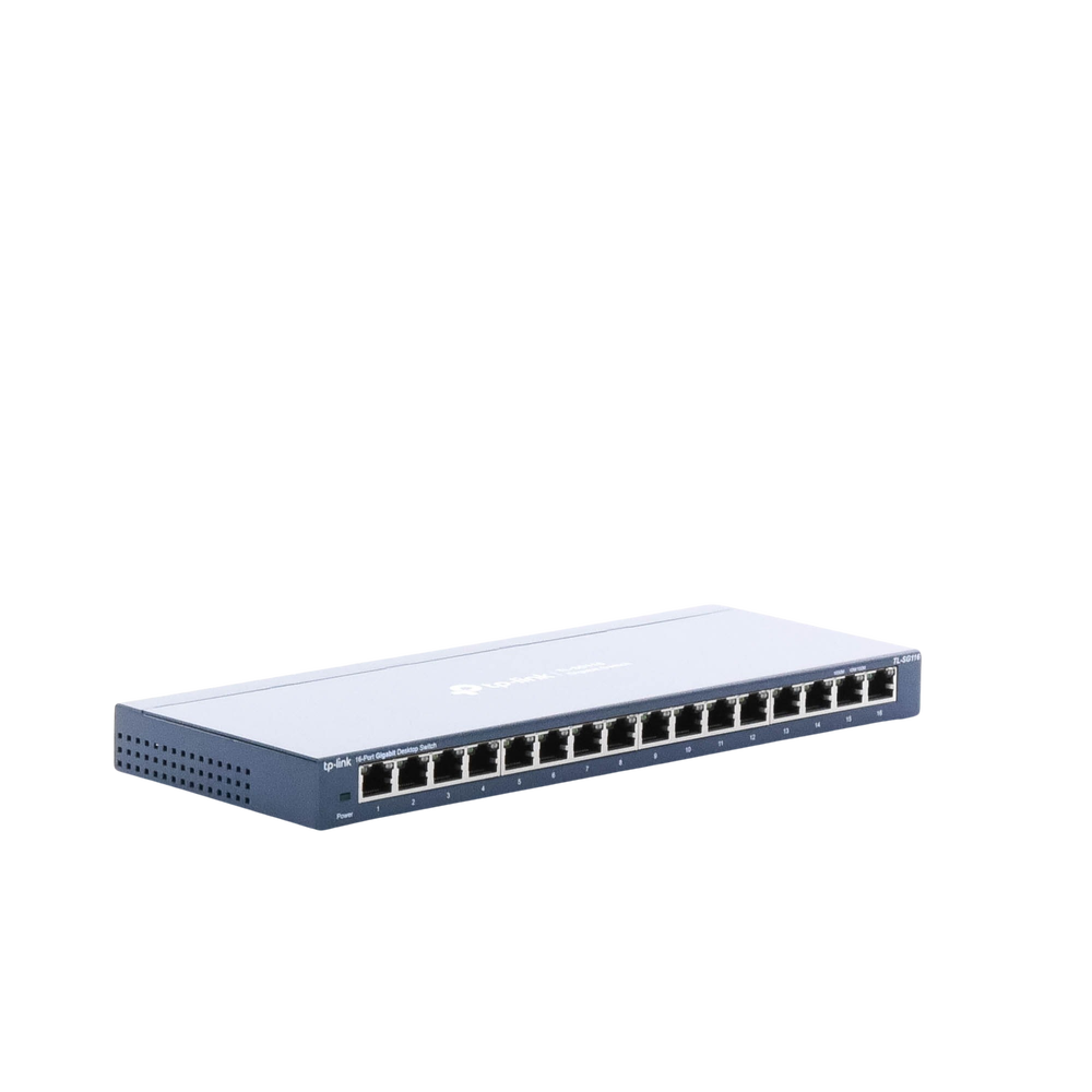16-Port 10/100/1000 Mbps Unmanaged Gigabit Desktop Switch