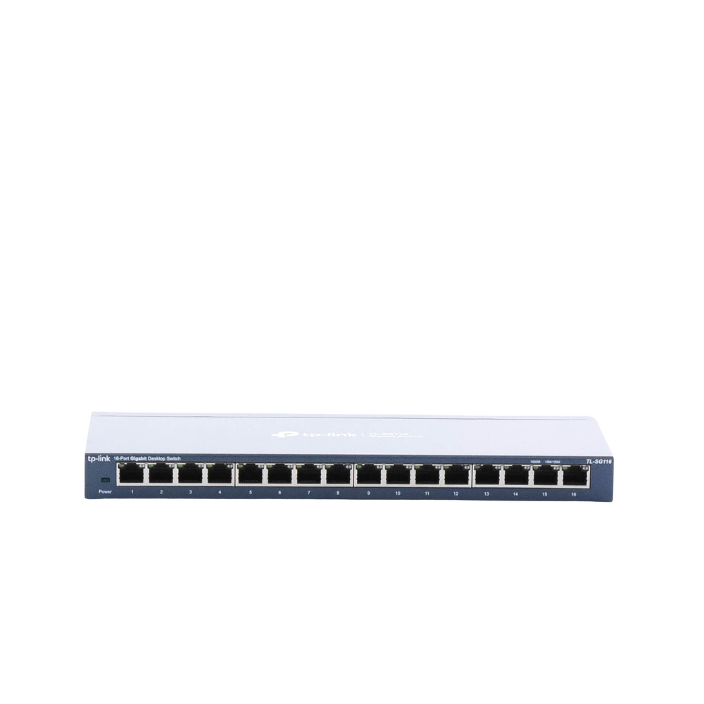 16-Port 10/100/1000 Mbps Unmanaged Gigabit Desktop Switch