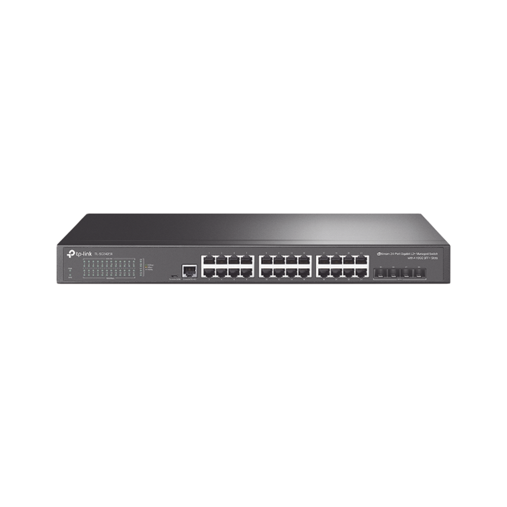 Switch JetStream SDN Administrable 24 puertos 10/100/1000 Mbps + 4 puertos SFP+, administración centralizada OMADA SDN