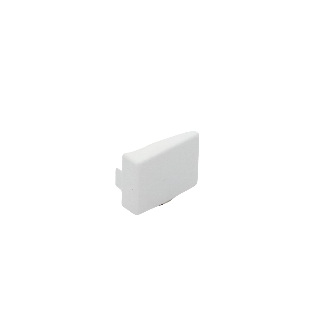 Tapa final color blanco de PVC auto extinguible, para canaleta TMK1720 (5290-02001)