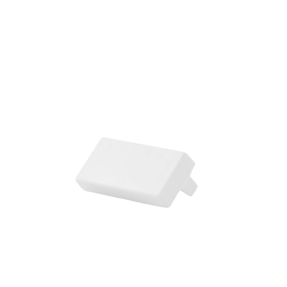 Tapa final color blanco de PVC auto extinguible, para canaleta TMK1735, TMK1735SD (5390-02001)