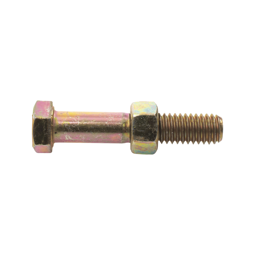 Paquete de 6 Tornillos Grado 5 con Tuercas Tropicalizadas de 3/8" x 2".