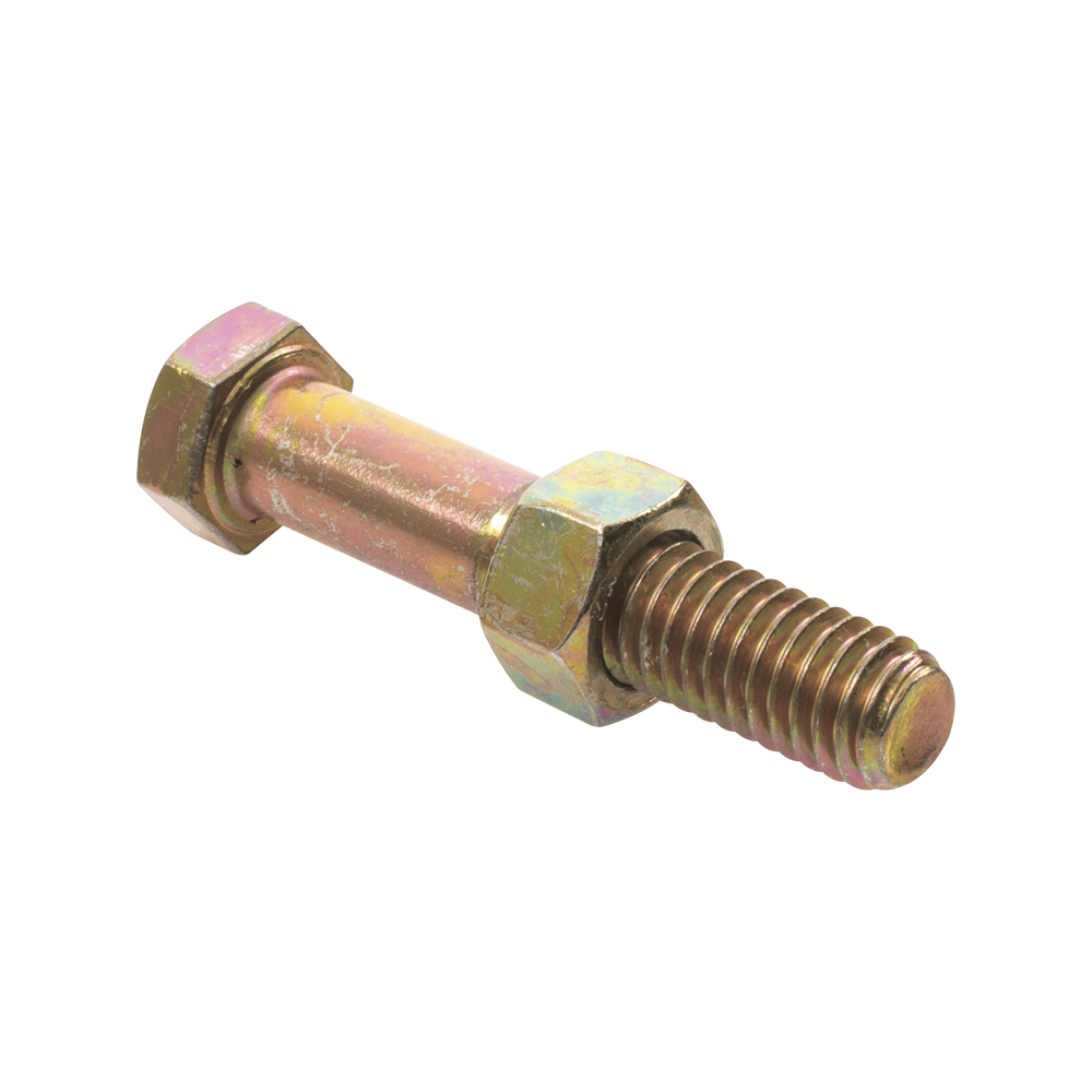 Paquete de 6 Tornillos Grado 5 con Tuercas Tropicalizadas de 3/8" x 2".