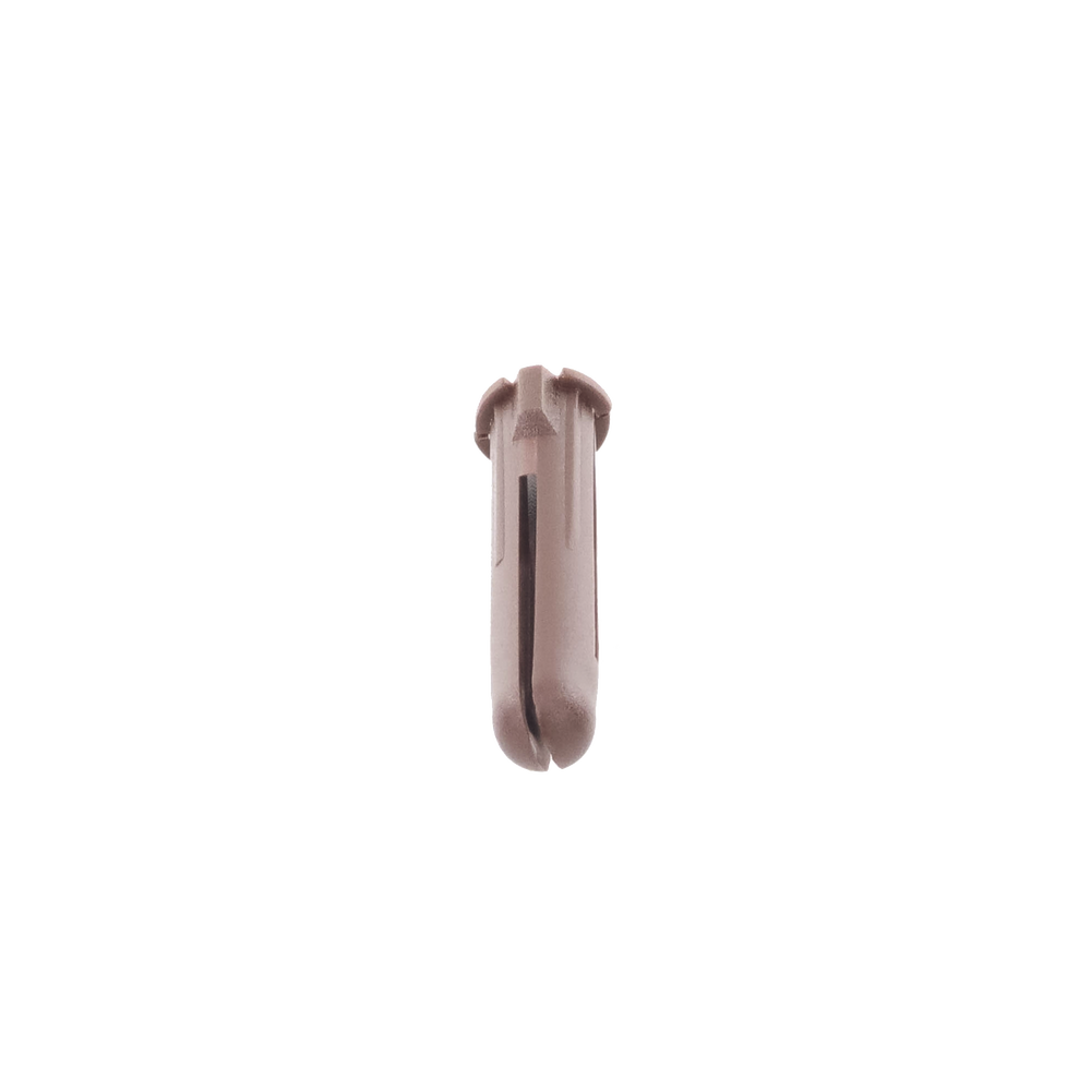 Taquete cafe 5/16" para tornillo 10mm x 1 3/4" (100pzs) (1104-04100)