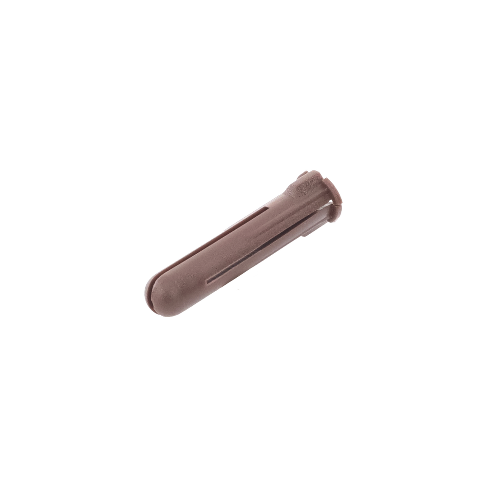 Taquete cafe 5/16" para tornillo 10mm x 1 3/4" (100pzs) (1104-04100)