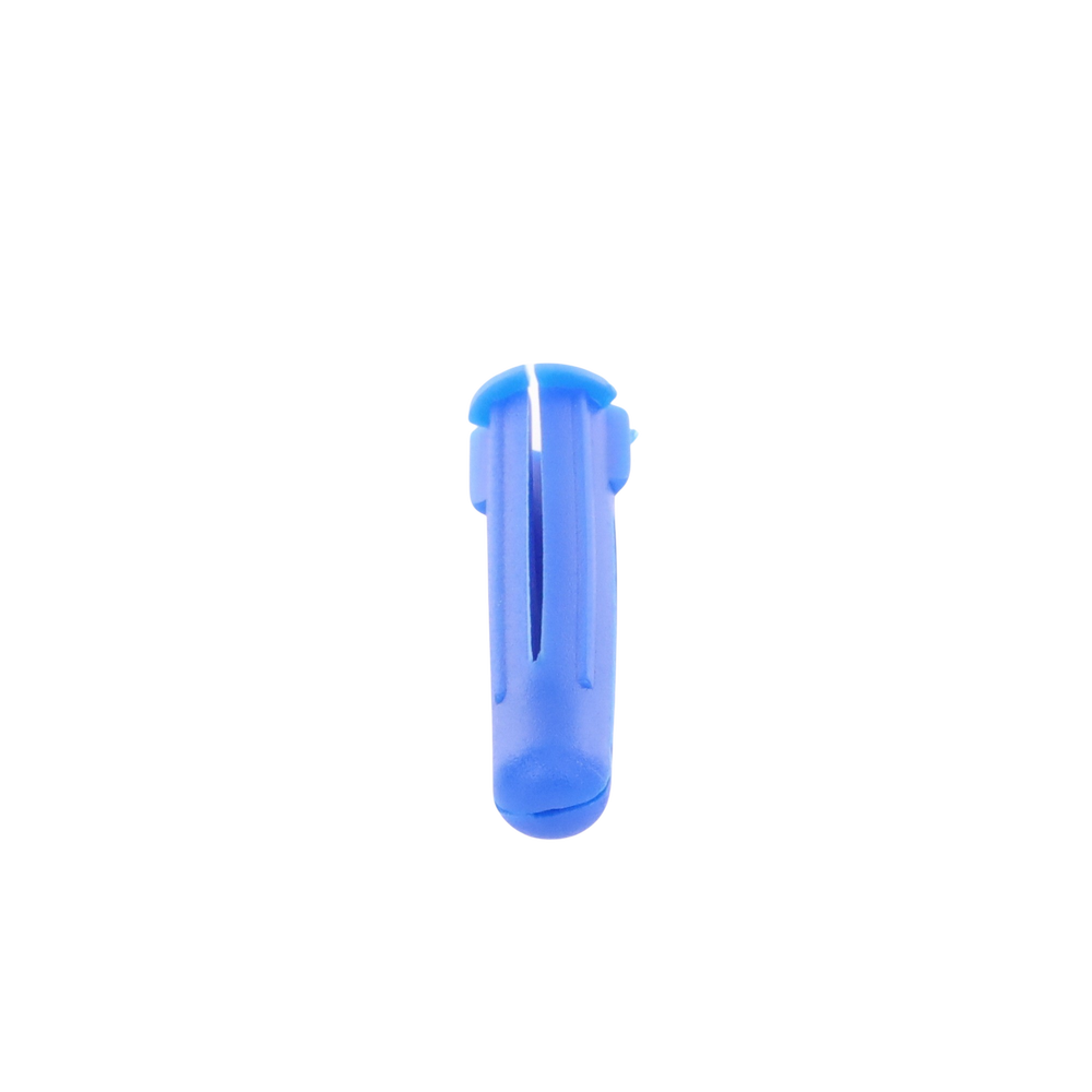 Taquete azul 3/8" para tornillo 12mm x 2" (100pzs) (1105-05100)