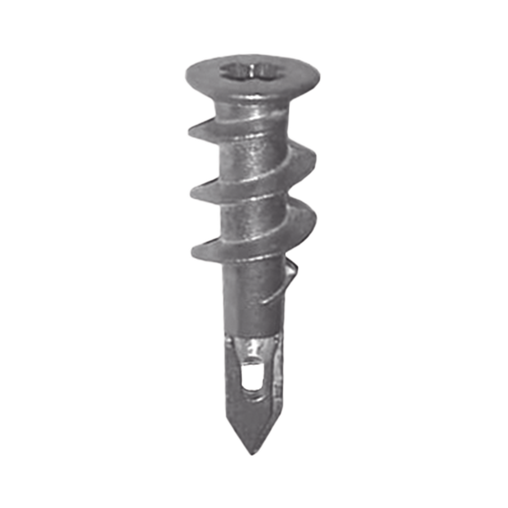 Taquete Métalico TPD Zinc con tornillo 8 x 1 1/4", Ideal para Uso con carteles publicitarios, Electrodomésticos